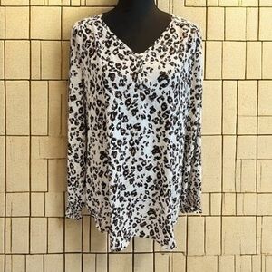 Maurices Animal Print Blouse